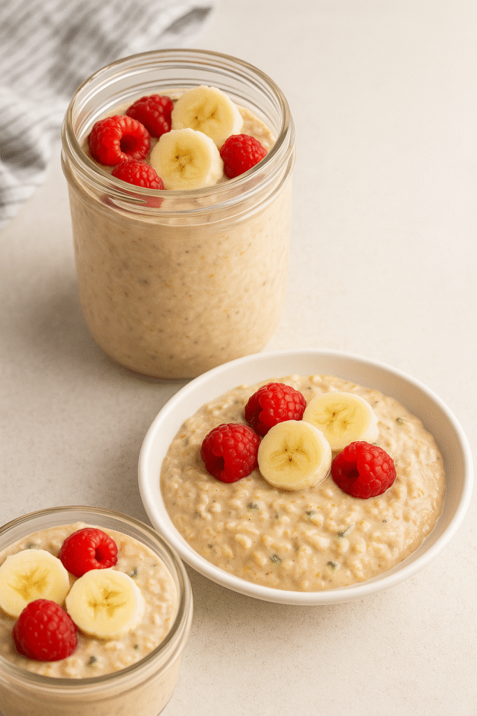 creamy overnight oats 1