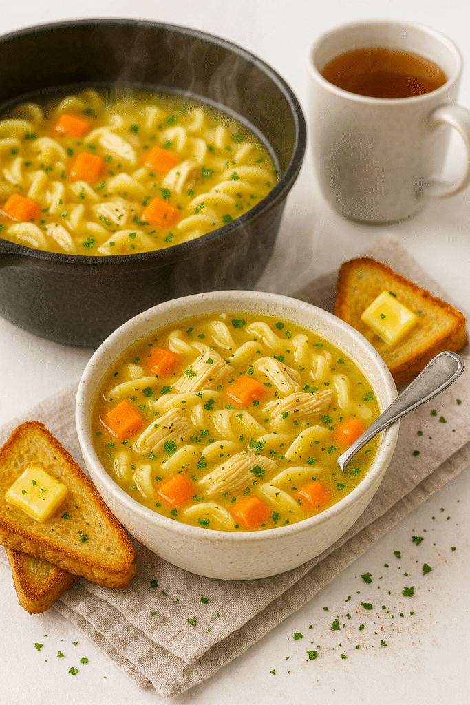 sick day chicken soup